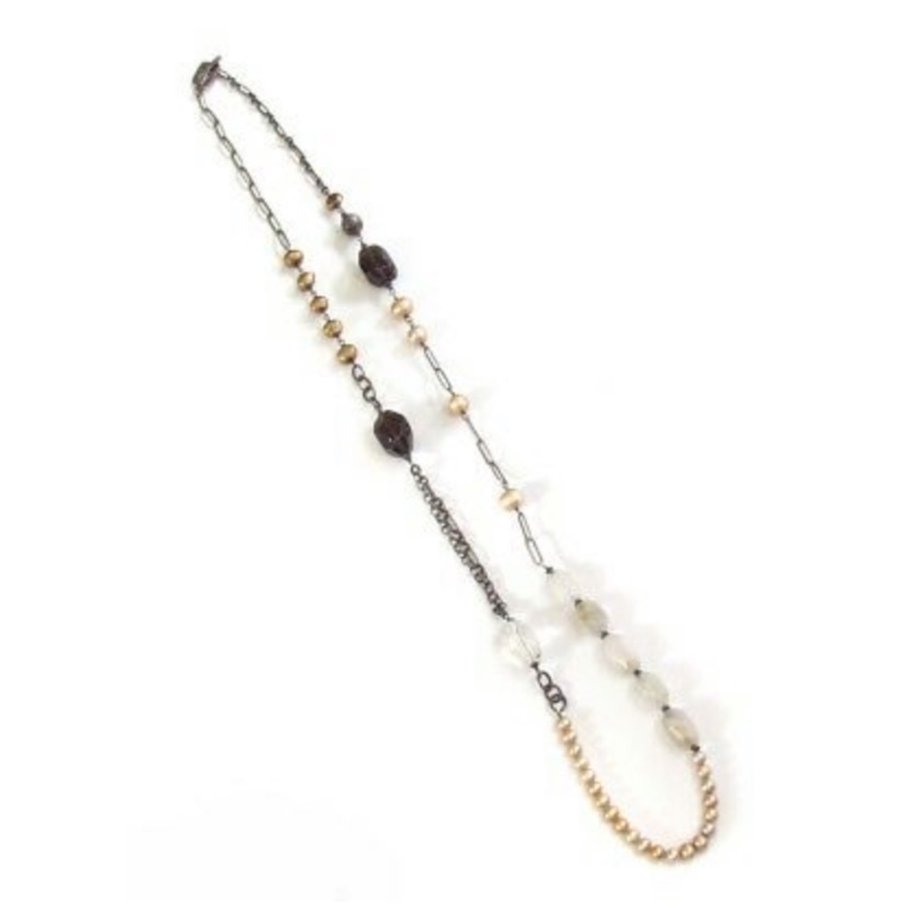 Silpada pearl and quartz necklace